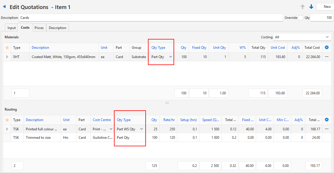 Quantity Types Explained - Business Operating Software