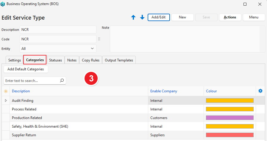 ประเภทบริการ ประเภท
บริการ และ NCR ขั้นตอนที่ 3